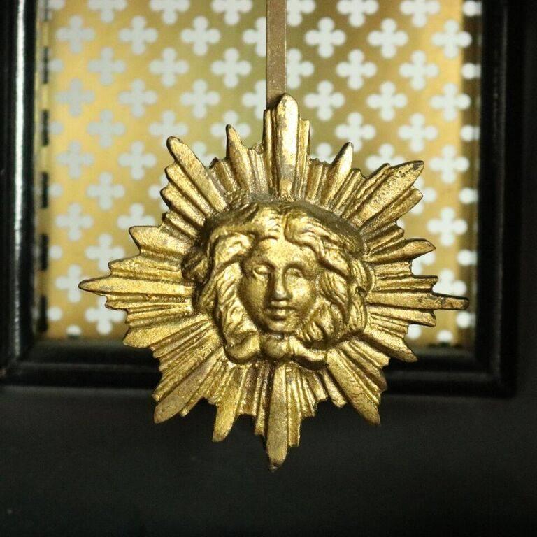 Vintage Französisch Louis XIV Stil Franz Hermle Boulle & Schildkröte Mantel Uhr (20. Jahrhundert)