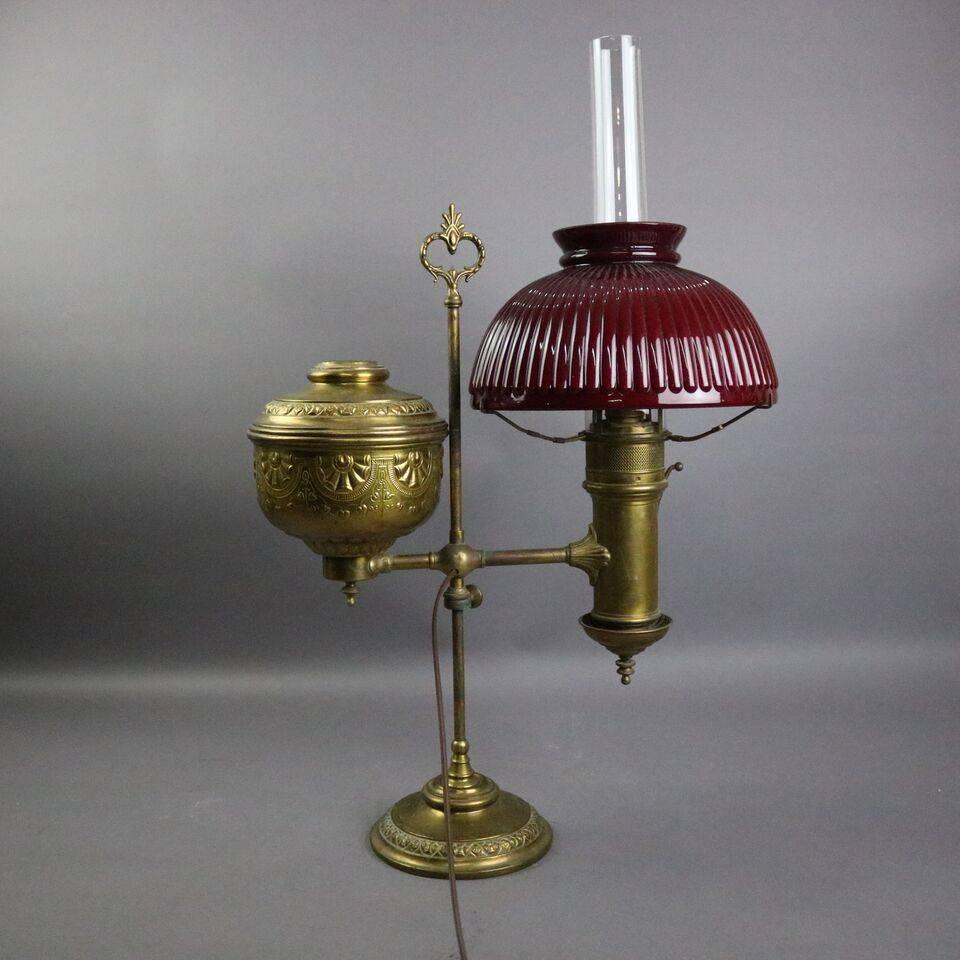 antique student lamps
