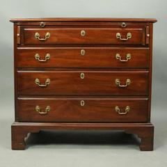 Antique Mahogany and Bronze Henkel-Harris Four-Drawer Silver Chest, circa 1930