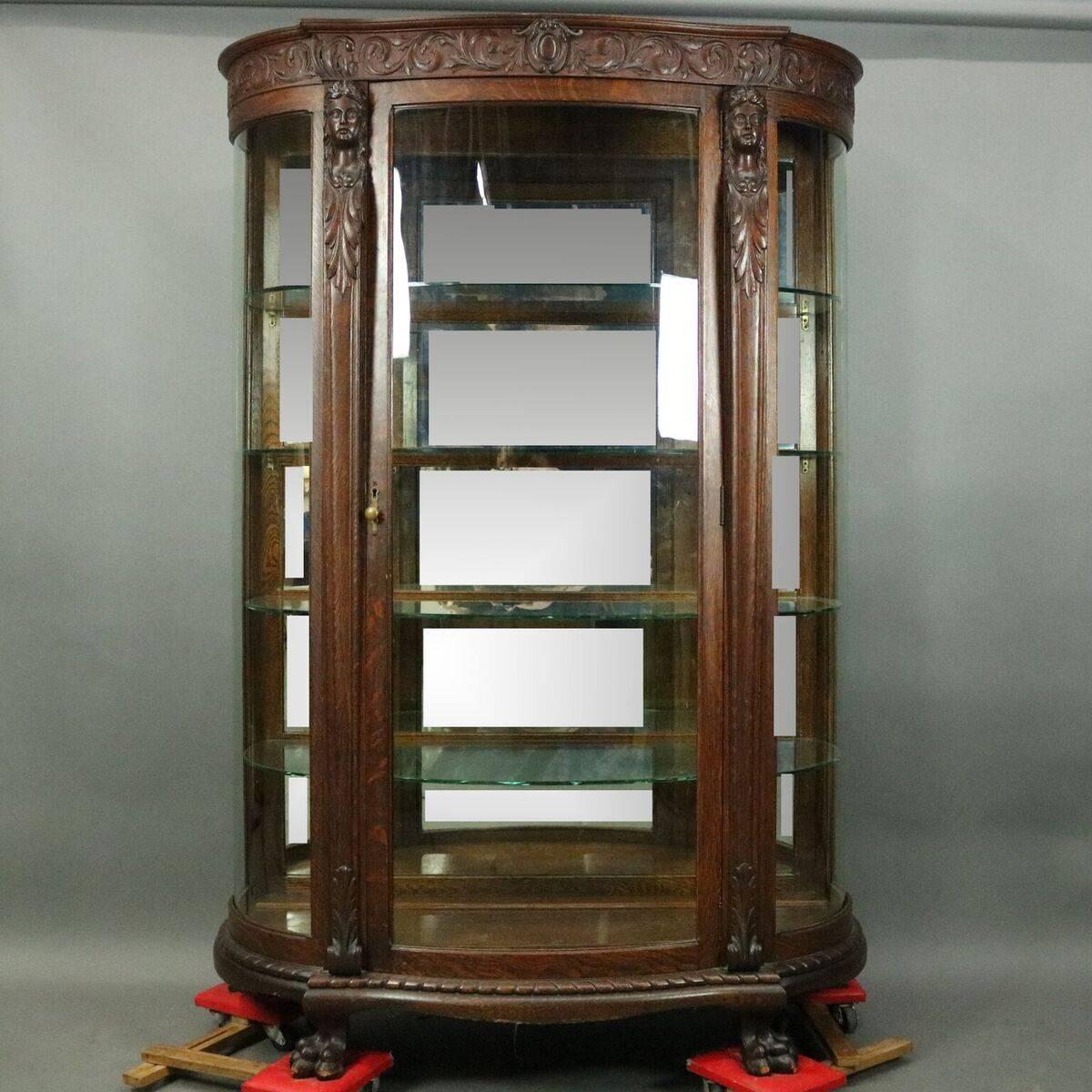 mirror china cabinet