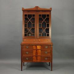 Antique American Federal Mahogany Drop-Front Butler's Desk, circa 1830