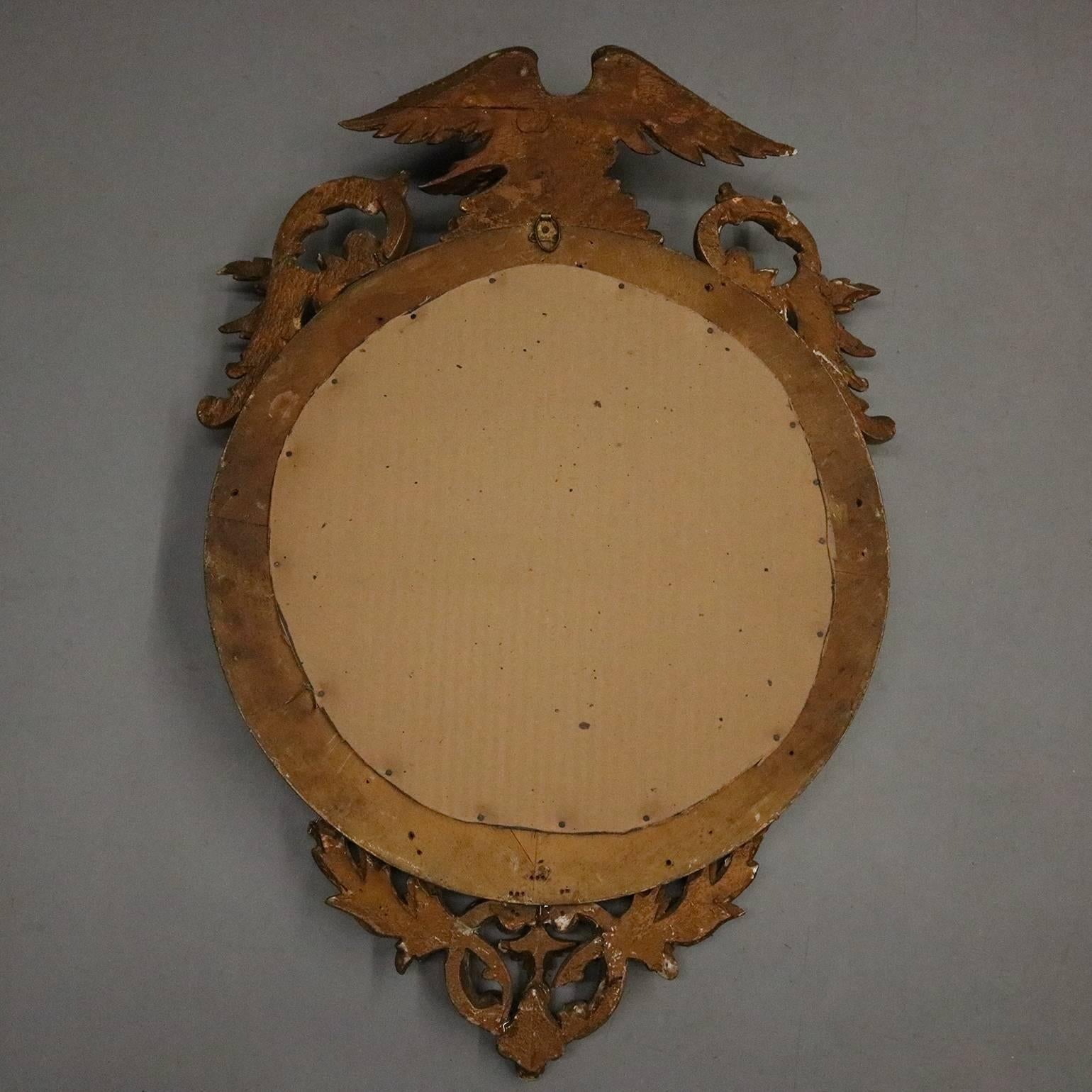 antique bullseye mirror