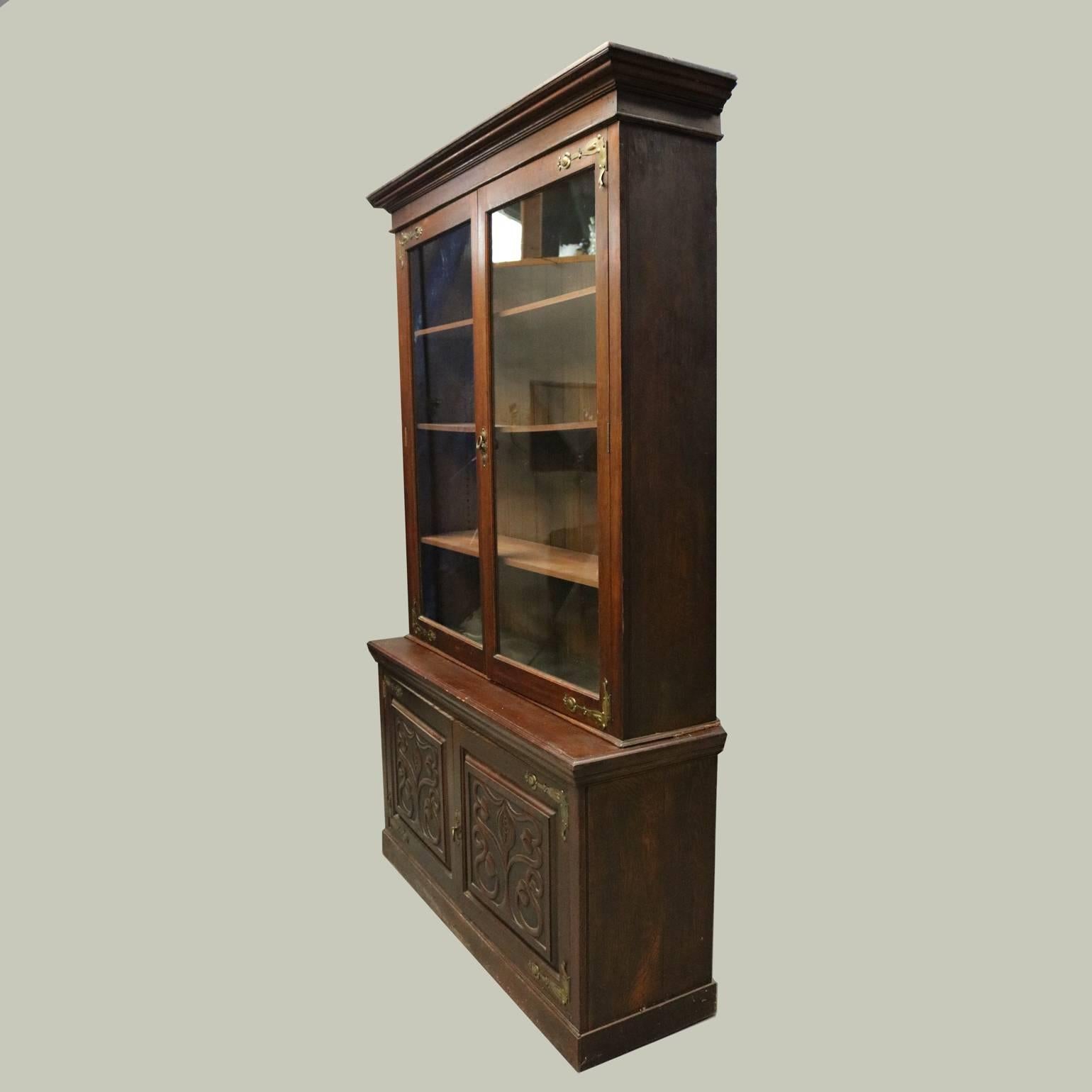 art nouveau bookshelf