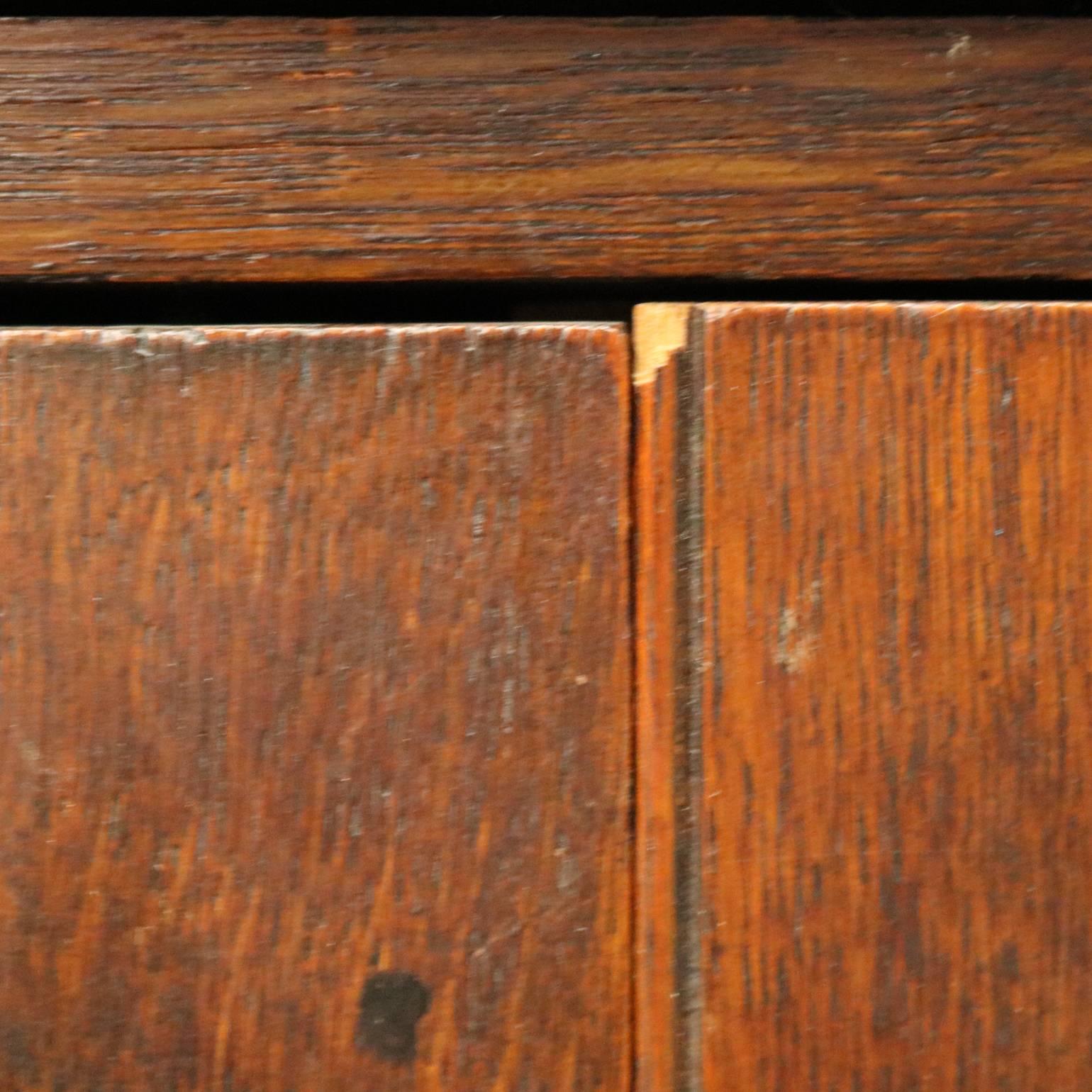 Antique Art Nouveau Tree of Life Mahogany and Bronze Two-Piece Bookshelf 2