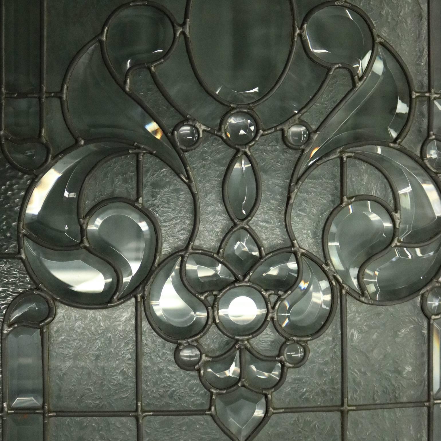 bevelled glass doors