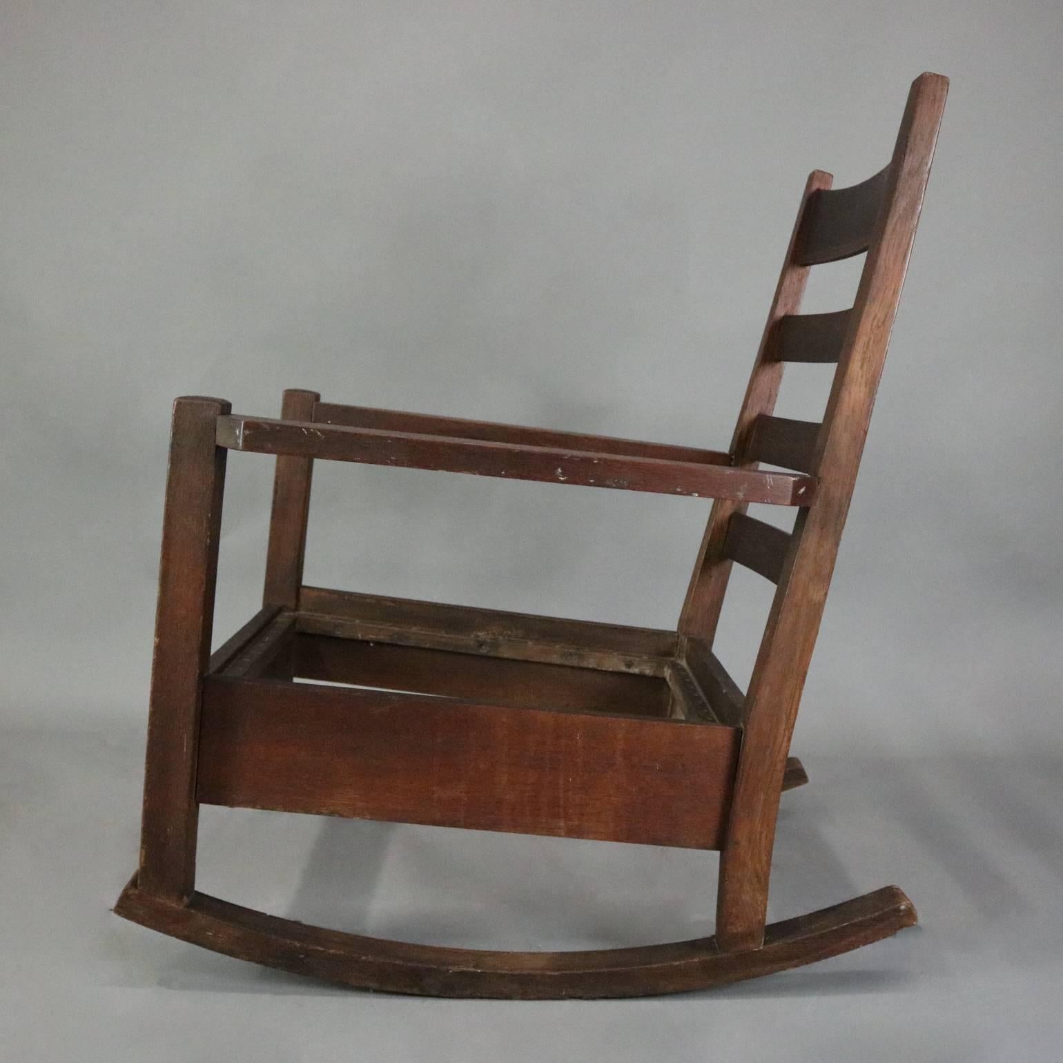 gustav stickley rocking chair