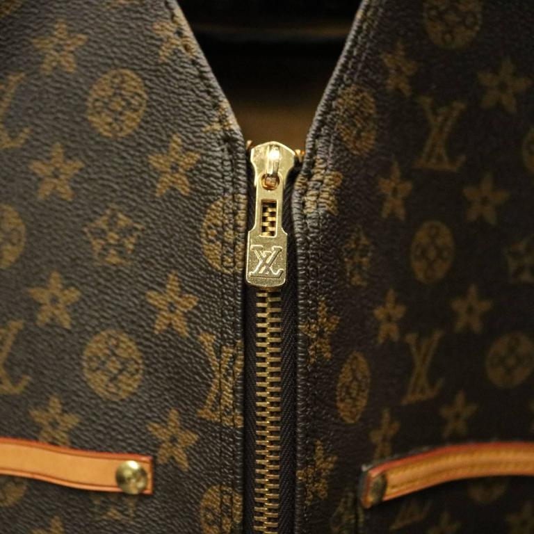 Vintage Louis Vuitton Style Garment Bag Luggage, circa 1970 at