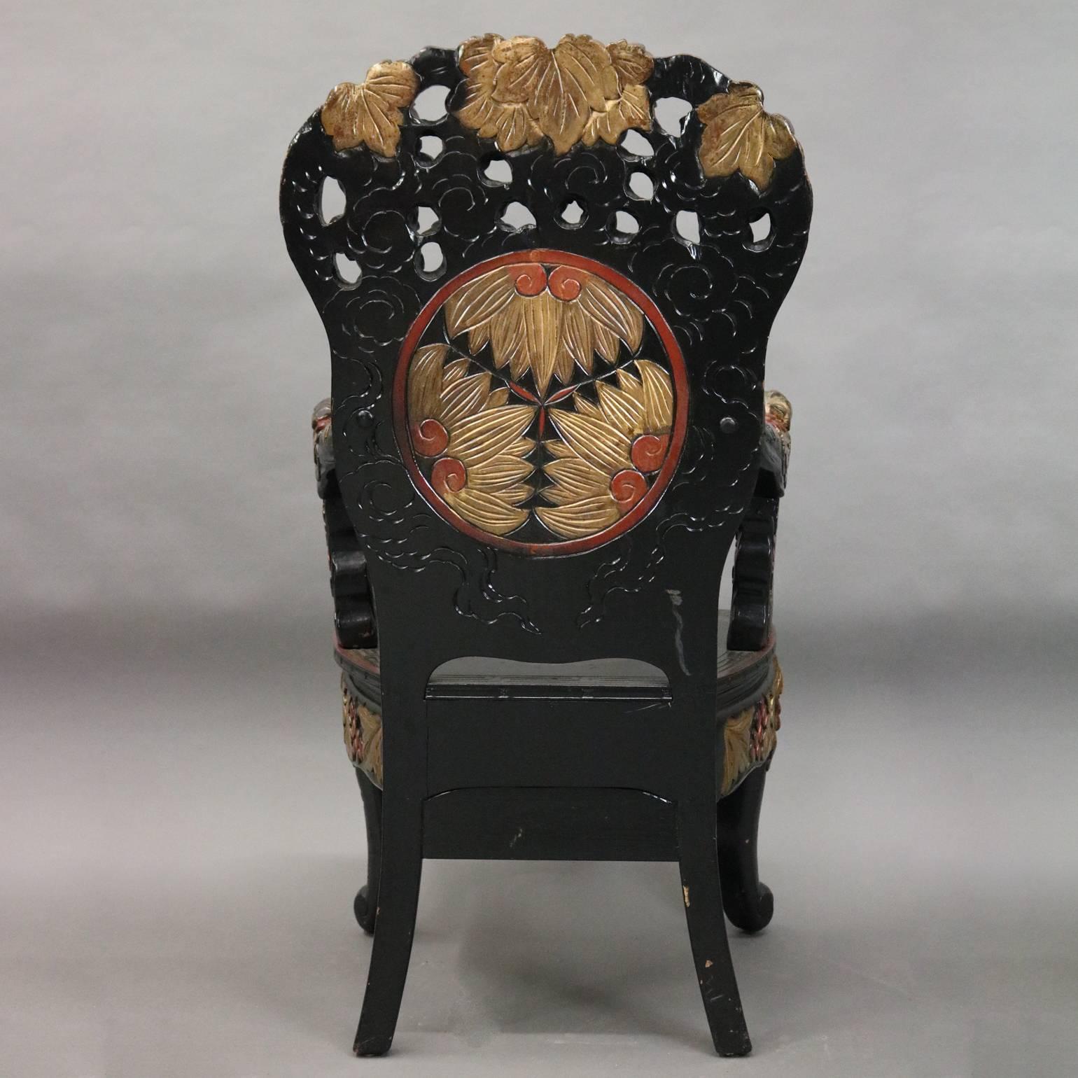 chinese throne chair