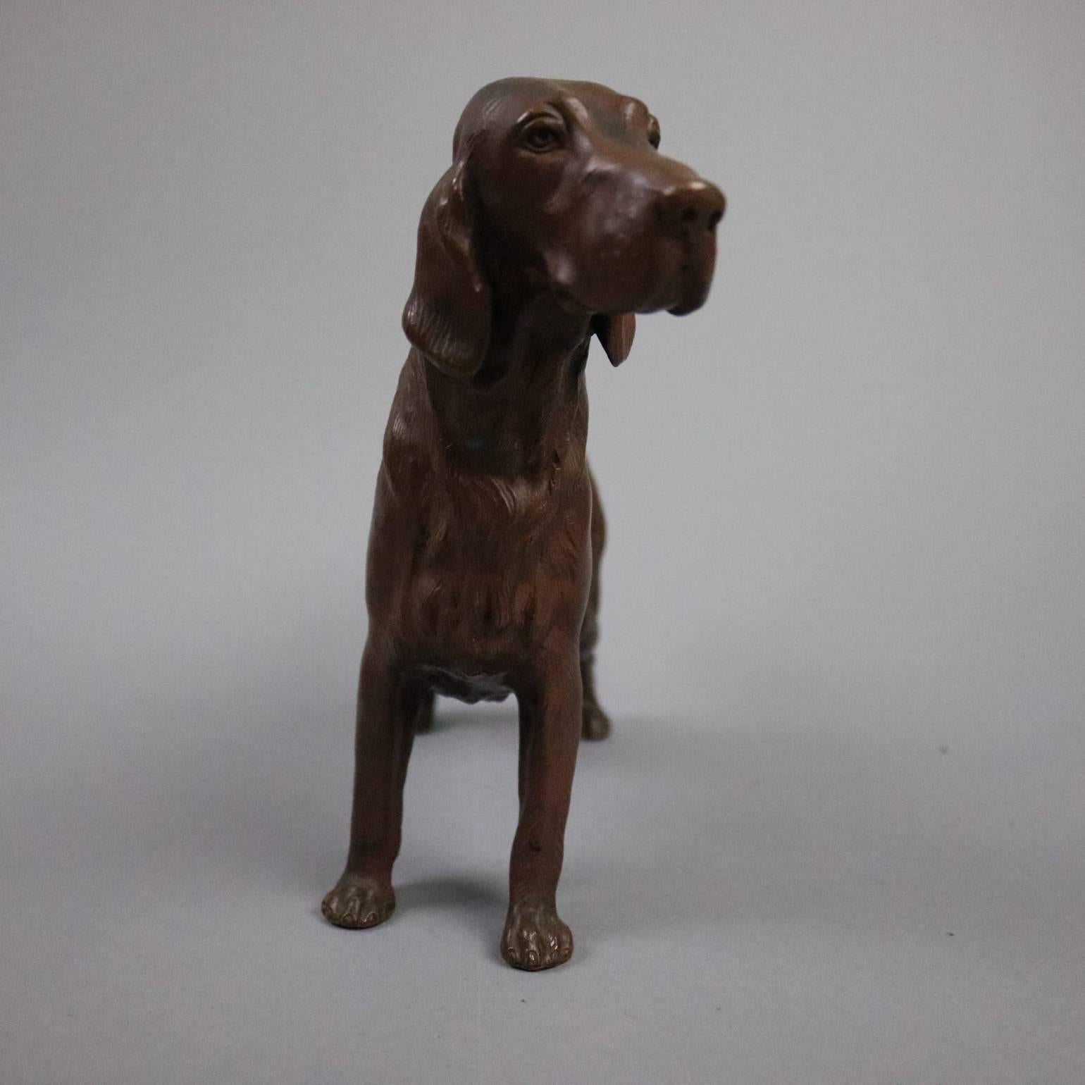 bronze irish setter statue