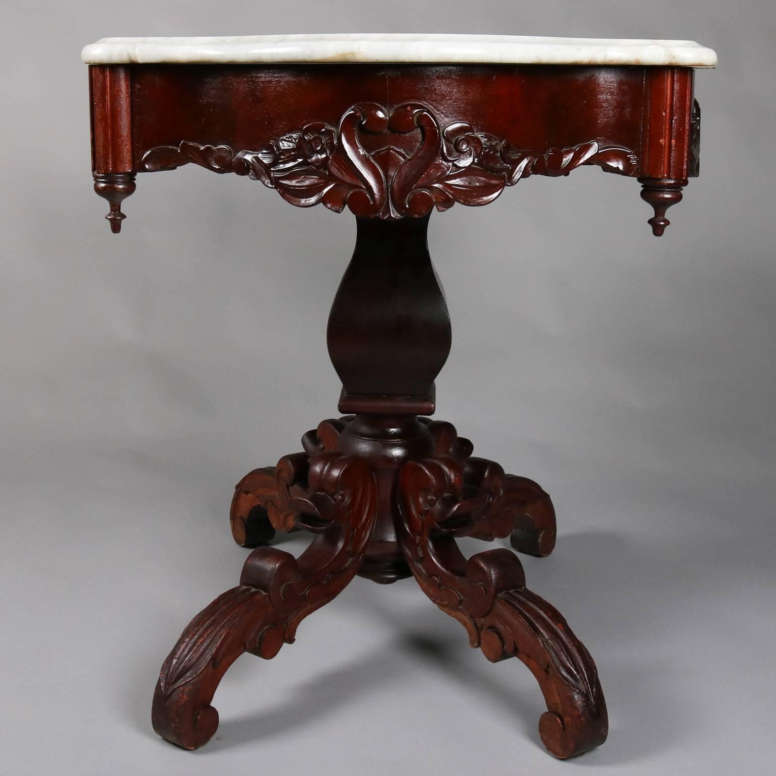 antique marble top tables