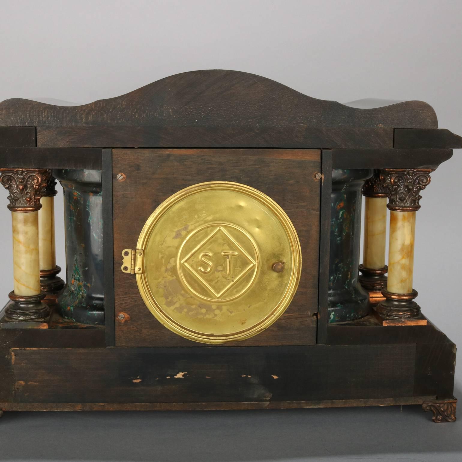 antique seth thomas mantle clock