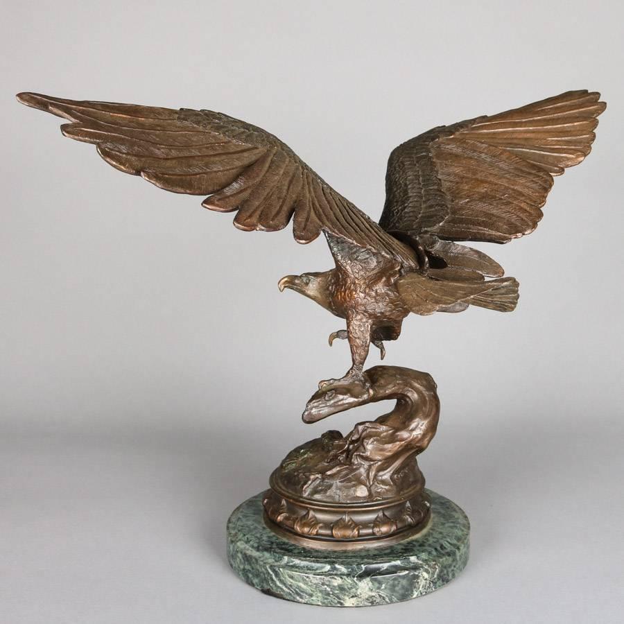 Cast Large Figural Bronze Sculpture 