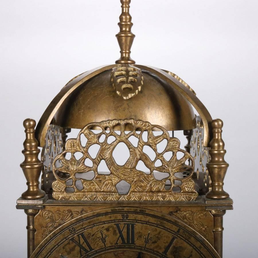 Antique George III, German Bulova Watch Co. Bronze Mantel Clock, 19th Century 1