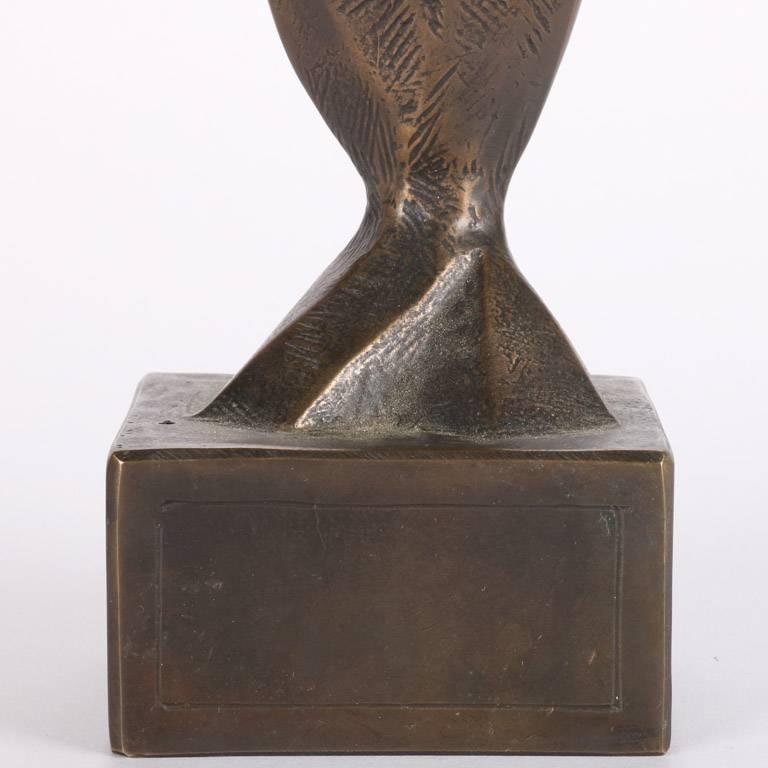 Abstract Expressionist Bronze Sculpture of Dancing Woman by Don Sottile, Signed 2