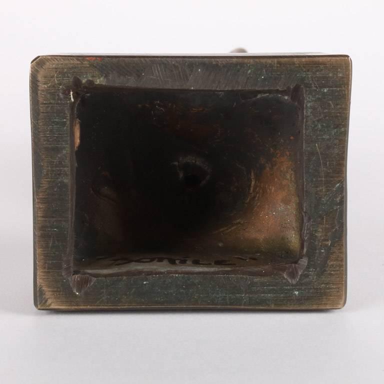 Abstract Expressionist Bronze Sculpture of Dancing Woman by Don Sottile, Signed 4
