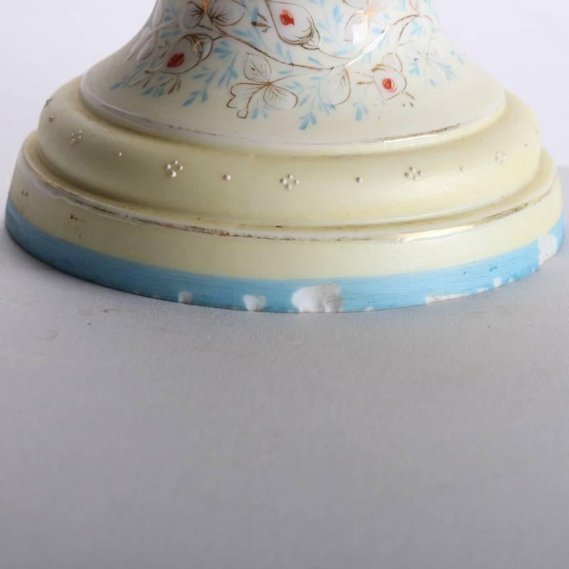 Antique English Chelsea School Hand-Painted and Gilt Bisque Porcelain Bust 3