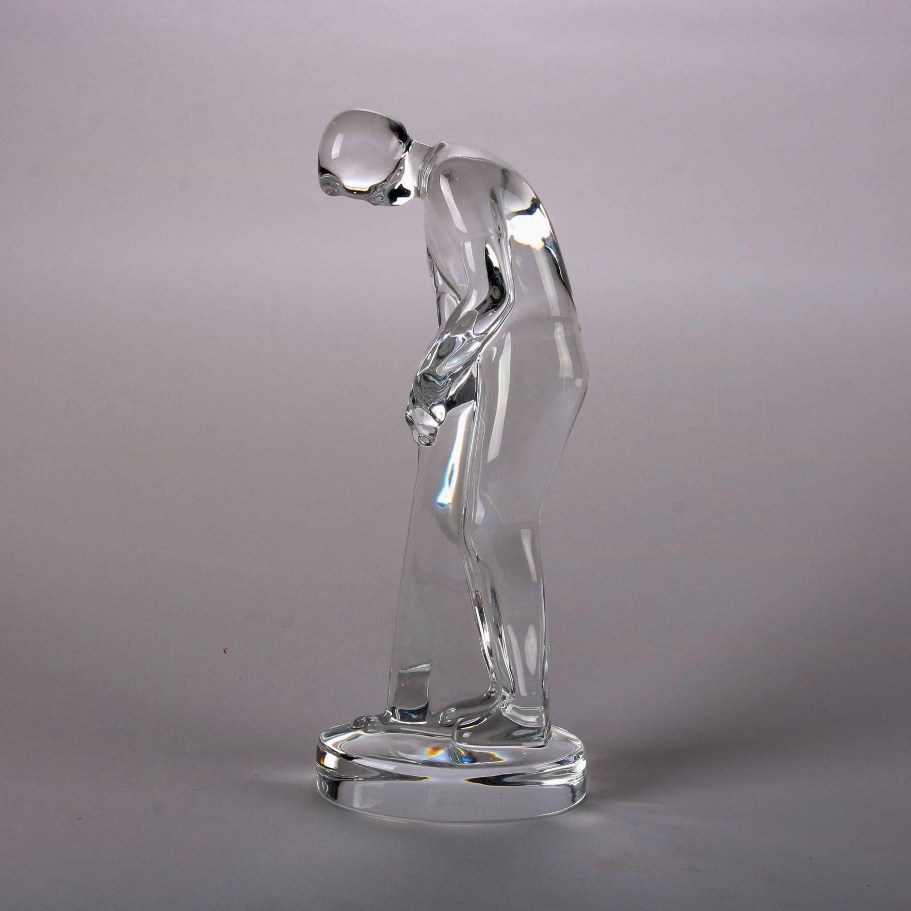 baccarat crystal golfer