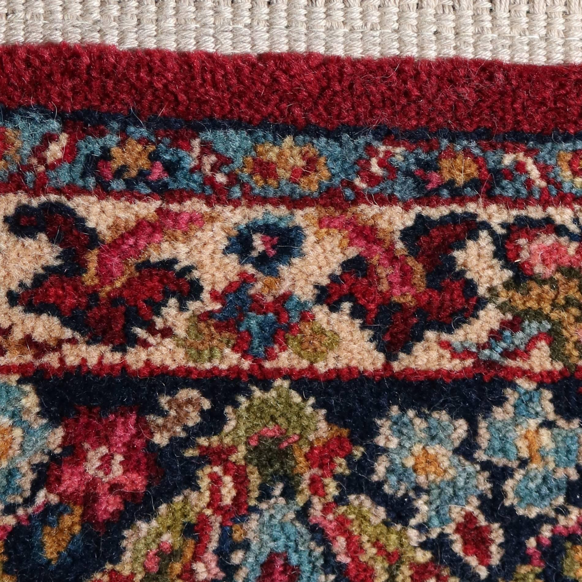Wool Vintage Persian Style Karastan Red Sarouk Design #785, 5'9