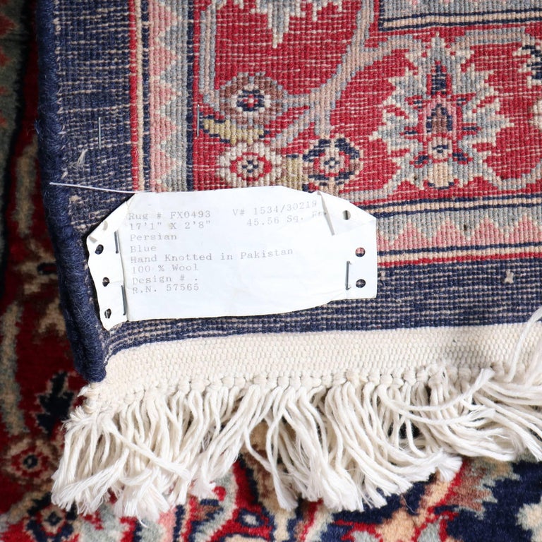 Vintage Kashan Persian Runner, 20th Century For Sale at 1stdibs