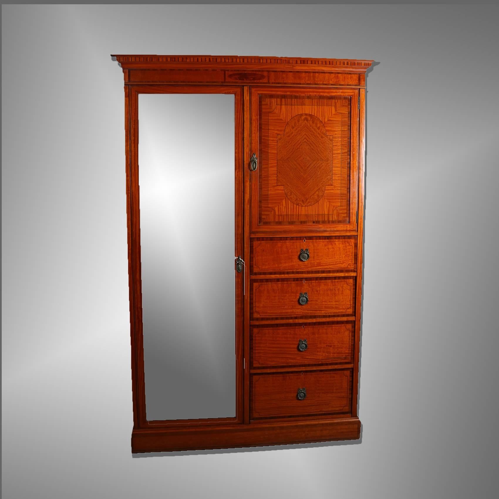 chifferobe with mirror
