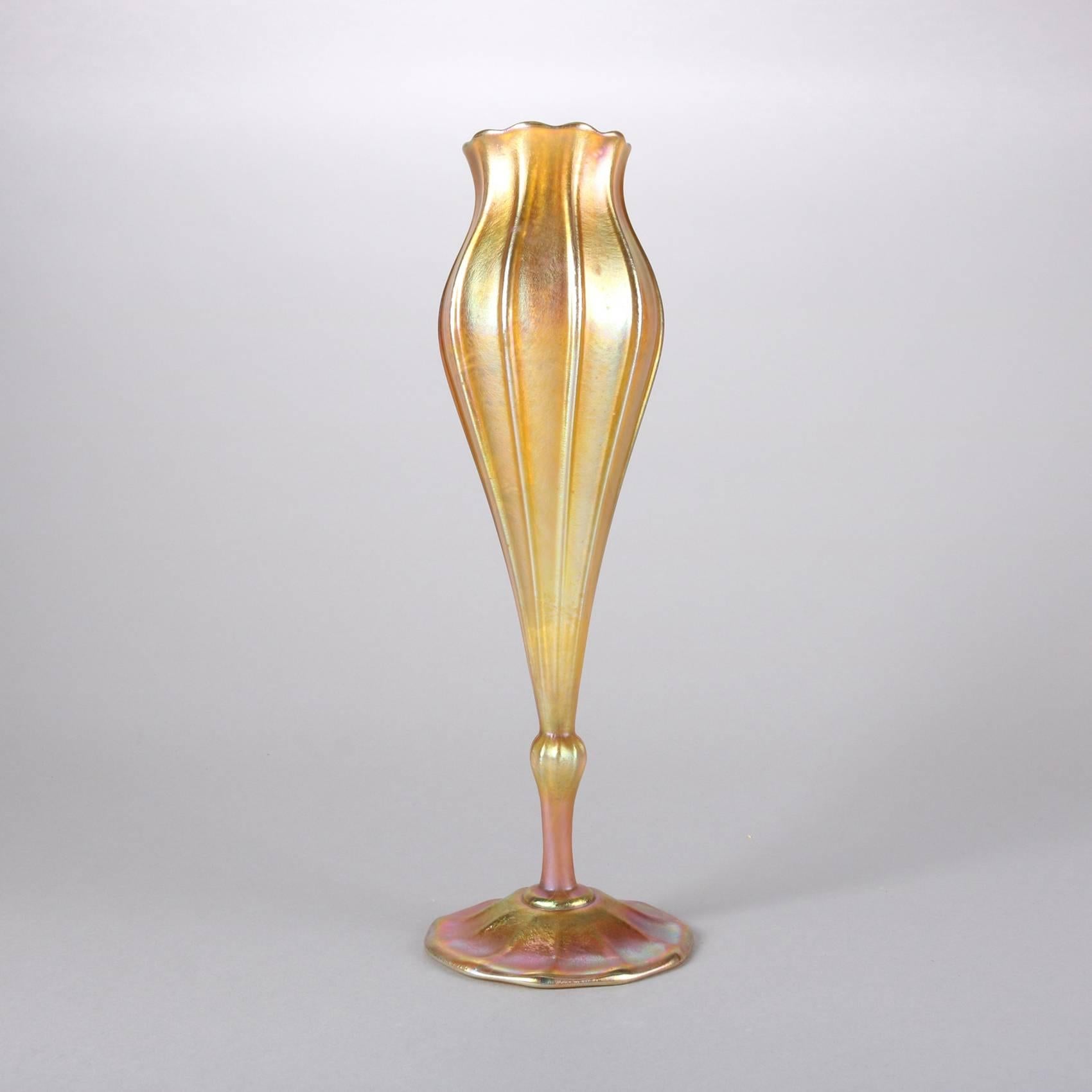 tiffany tulip vase