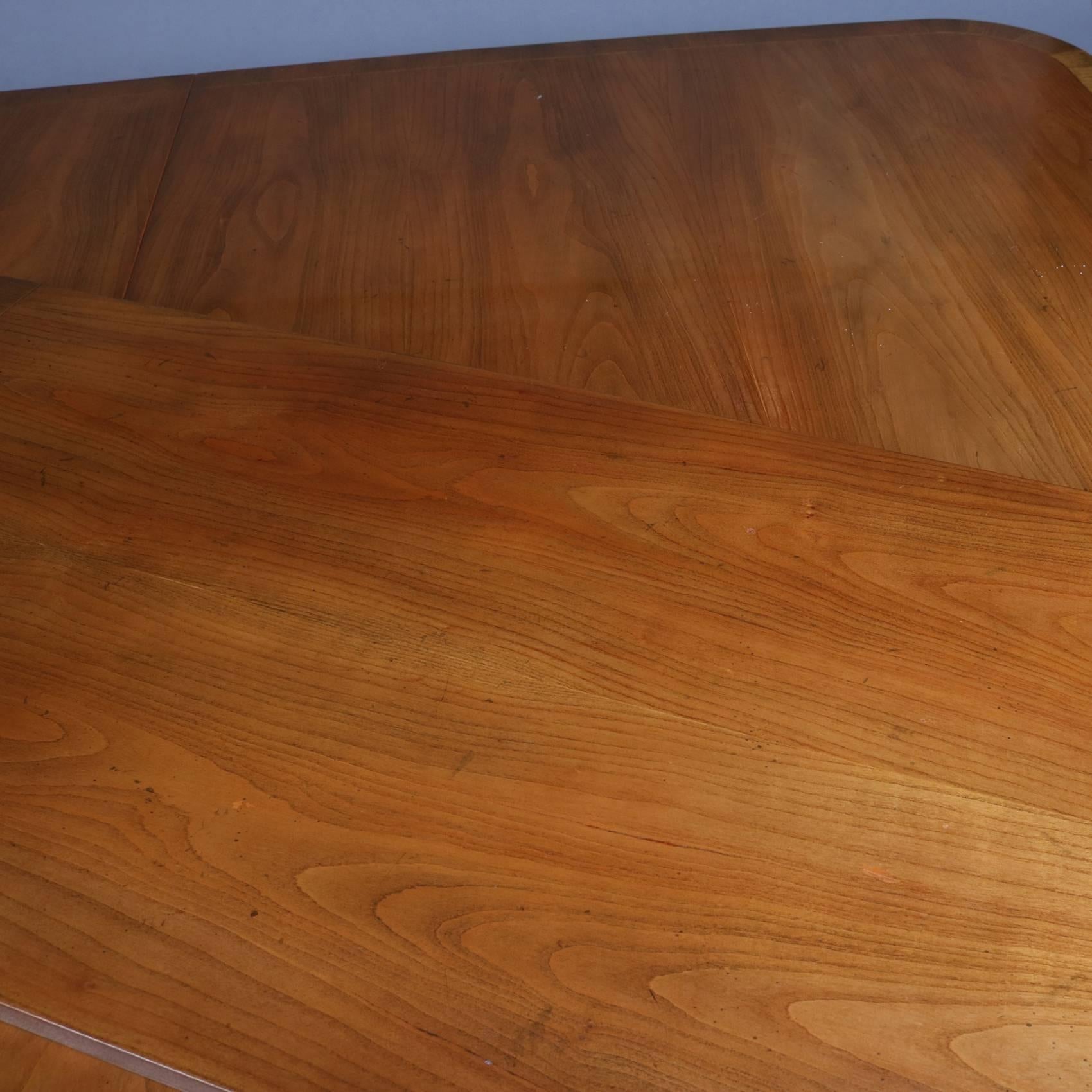 vintage double pedestal dining table