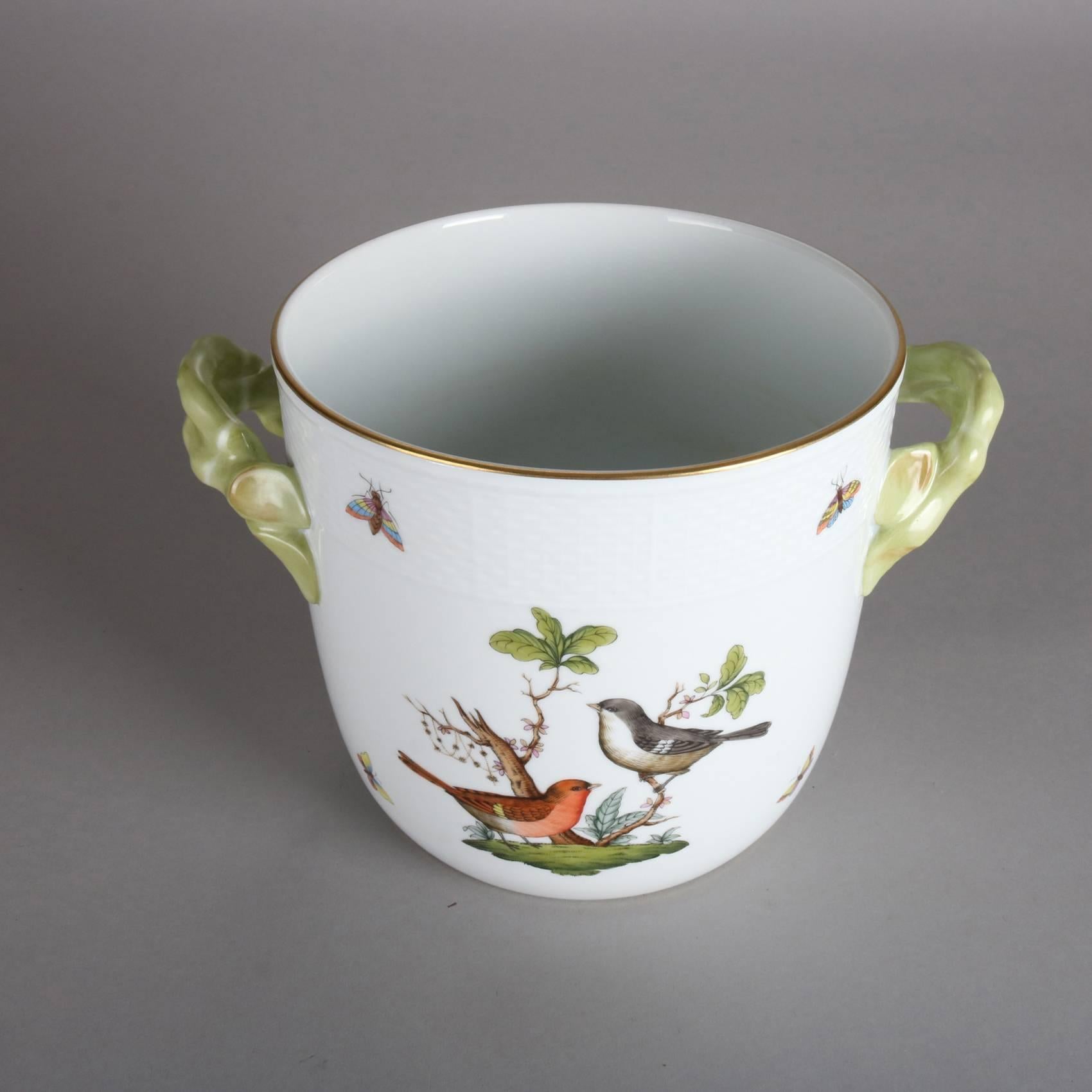 Hungarian Porcelain Rothschild Bird Ice Bucket by Herend, 20th Century 2