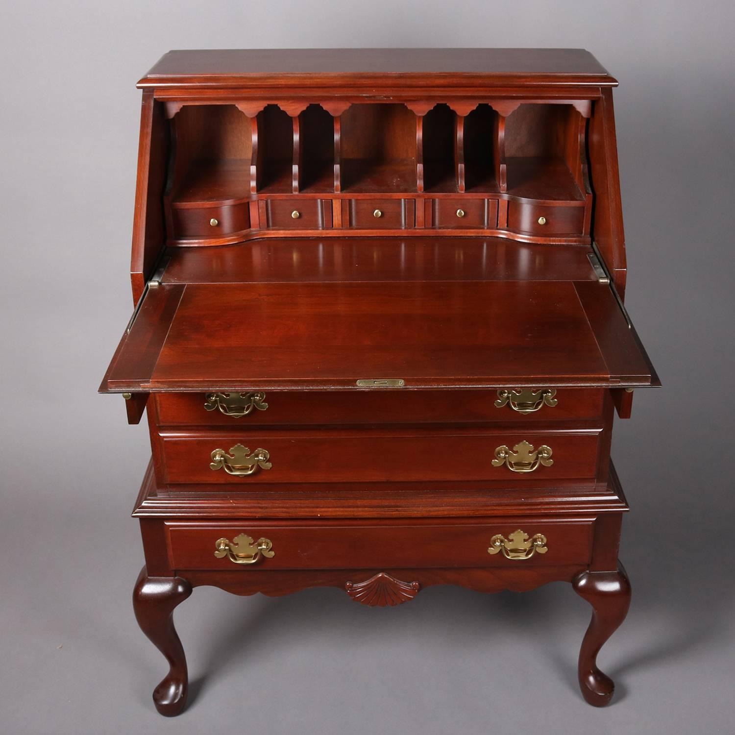 antique cherry secretary desk