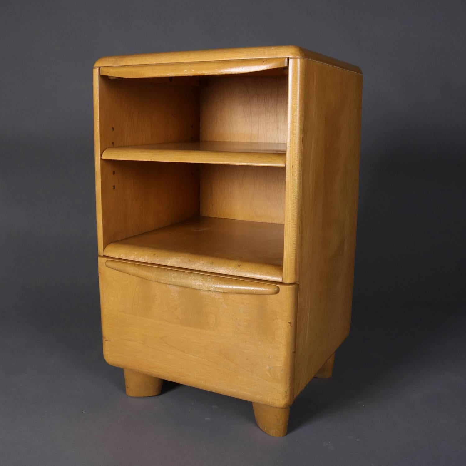 Mid-Century Modern Heywood Wakefield Encore End Stand in Wheat, Mid-20th Century 1