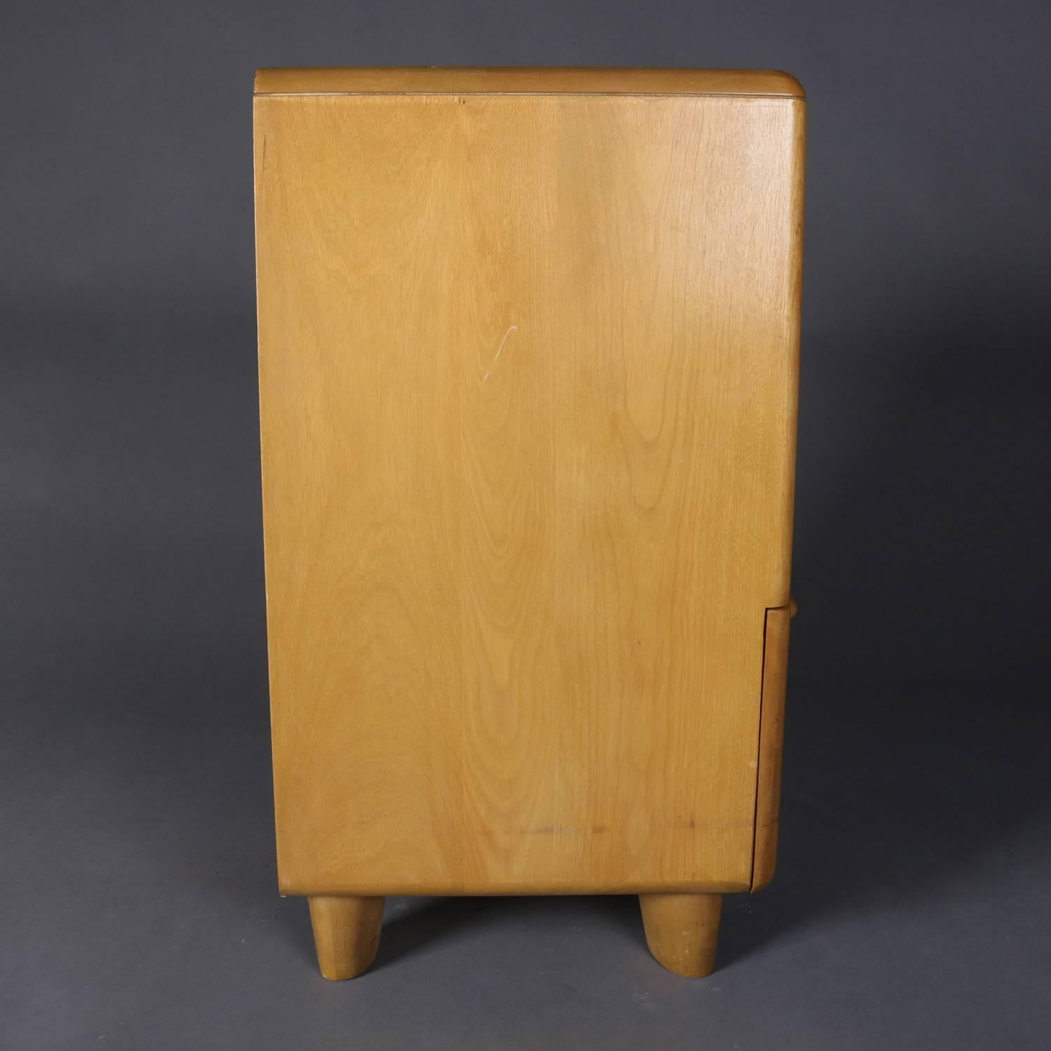 Mid-Century Modern Heywood Wakefield Encore End Stand in Wheat, Mid-20th Century 5