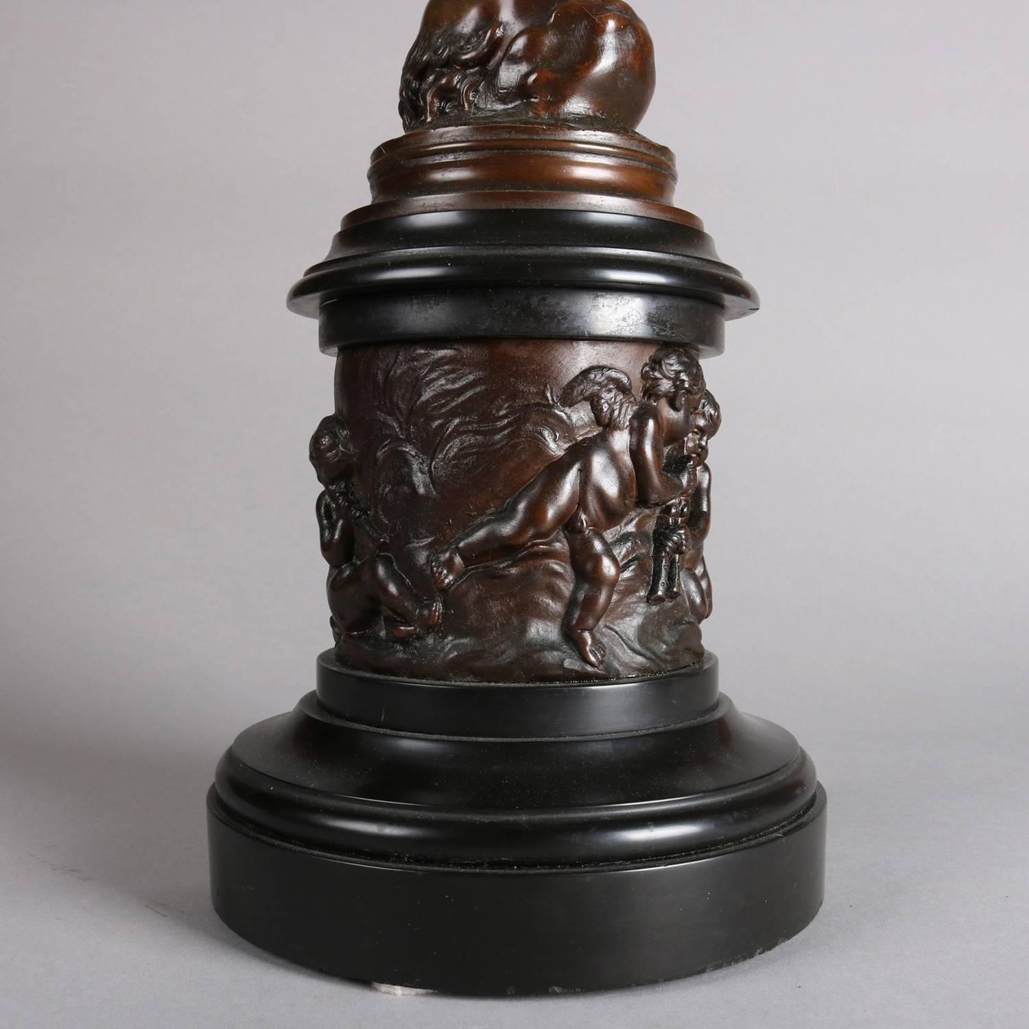 Cast Antique Classical Bronze Statue 