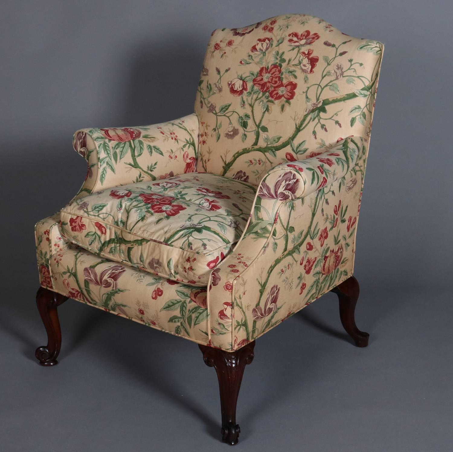 chintz armchairs