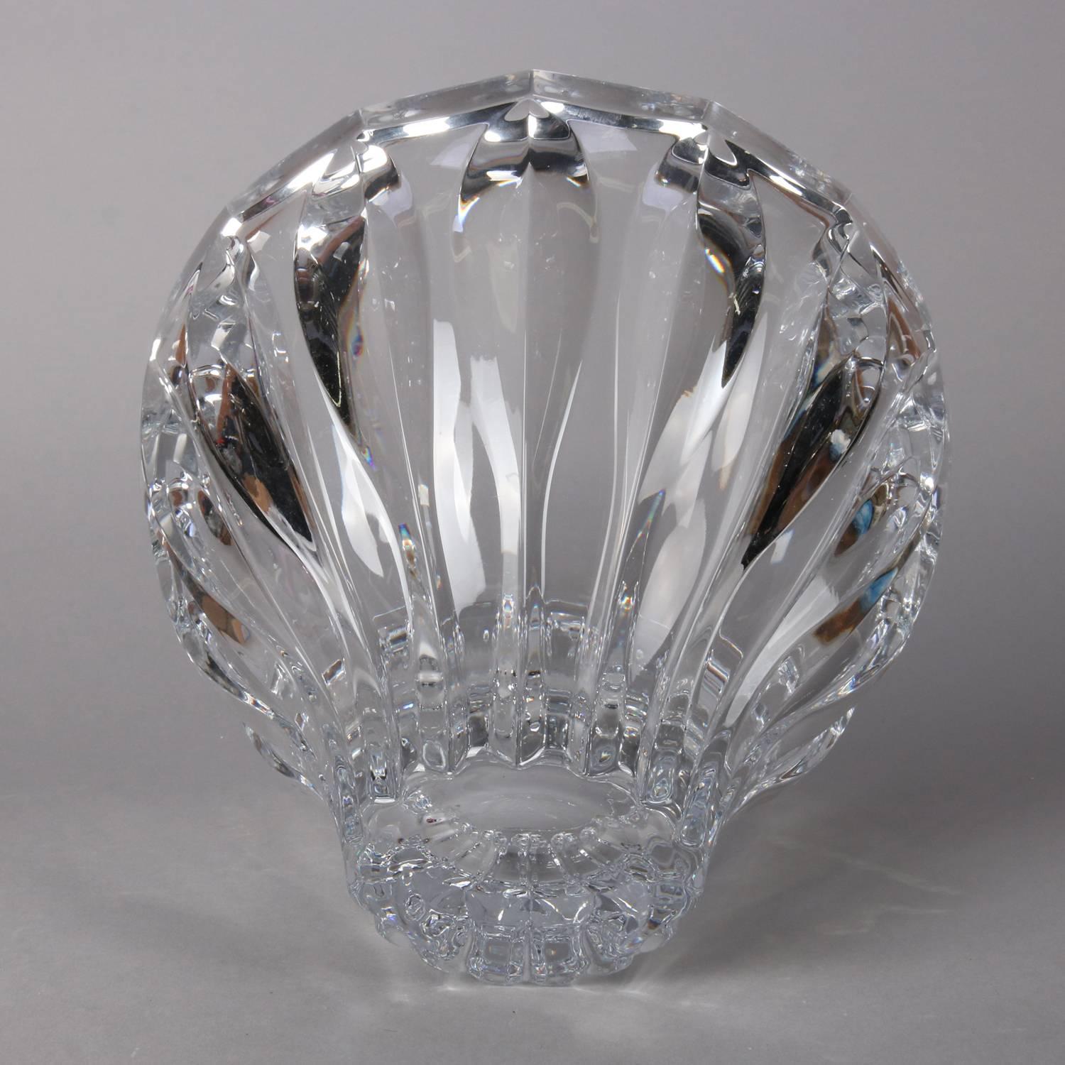 tulip crystal bowl