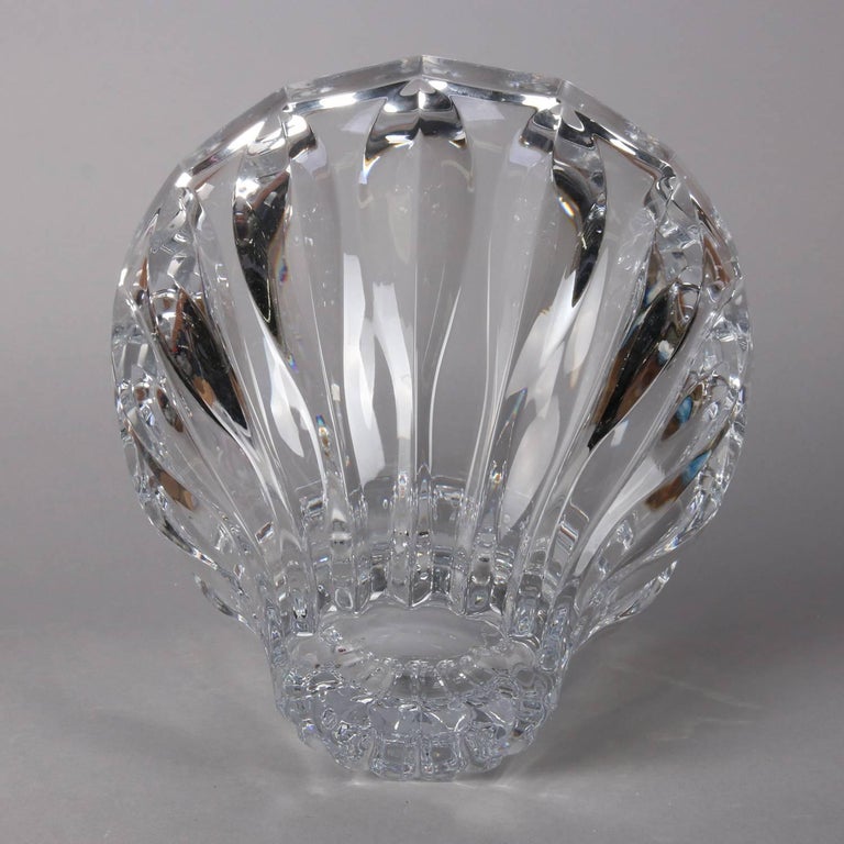 Contemporary Baccarat School Tulip Form Crystal Vase, 20th Century For ...