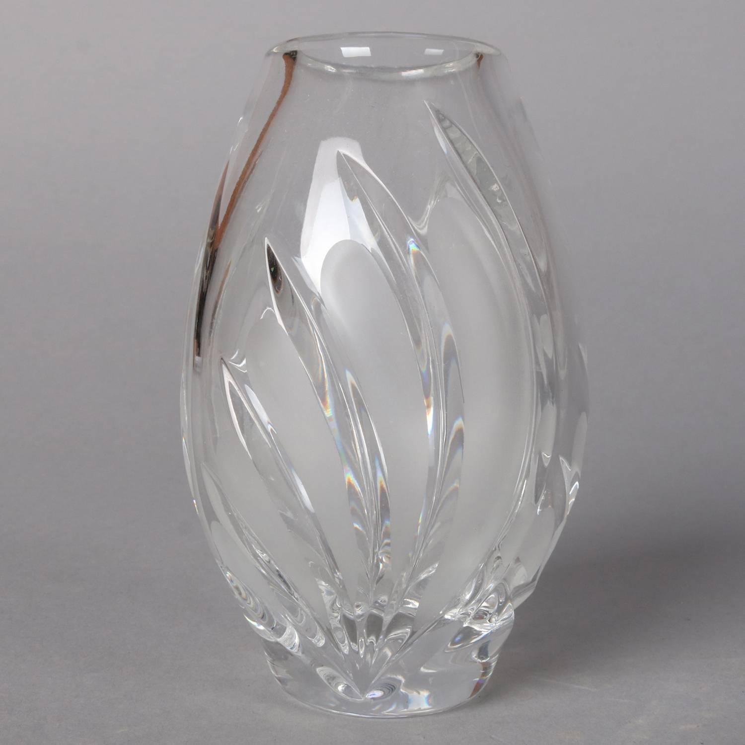 Irische Vase aus Kristall im Posy-Schliff, Waterford Marquis-Kollektion, Irish Coventry im Zustand „Gut“ im Angebot in Big Flats, NY