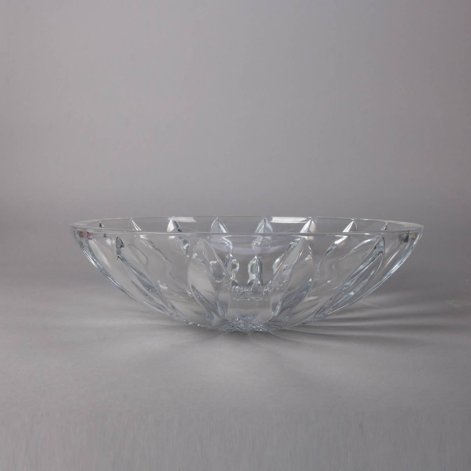 reed and barton crystal bowl