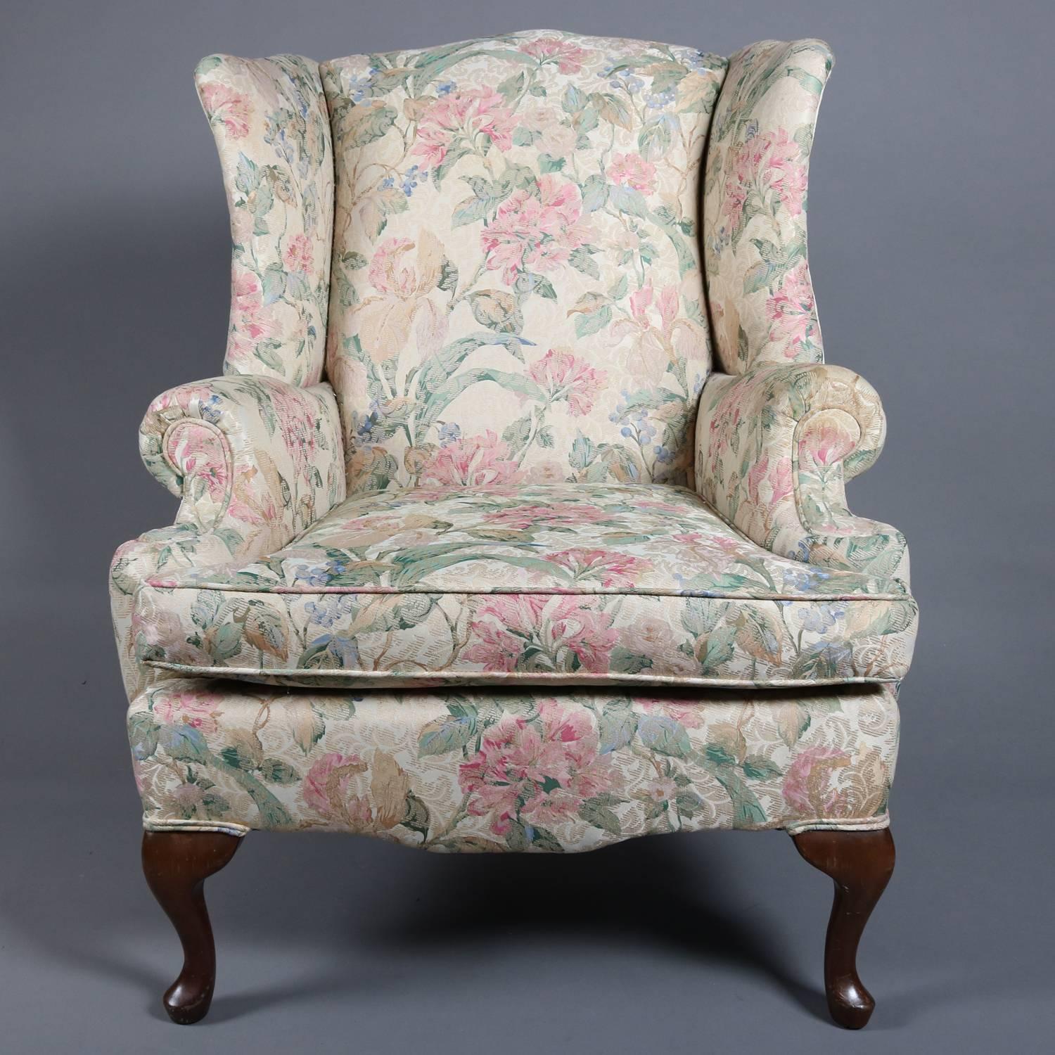 floral upholstered chairs