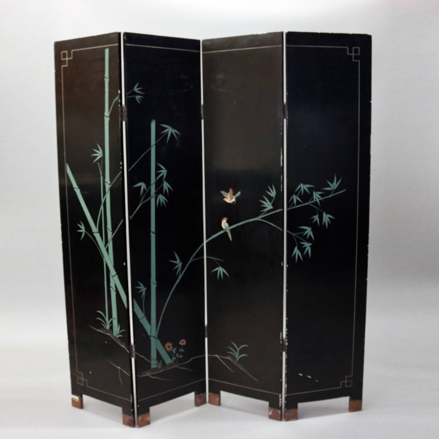 vintage chinese screen