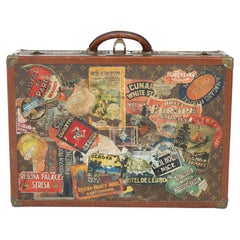 Authentic Antique Roaring 20s Louis Vuitton Suitcase, James Owen Mahoney, c1920