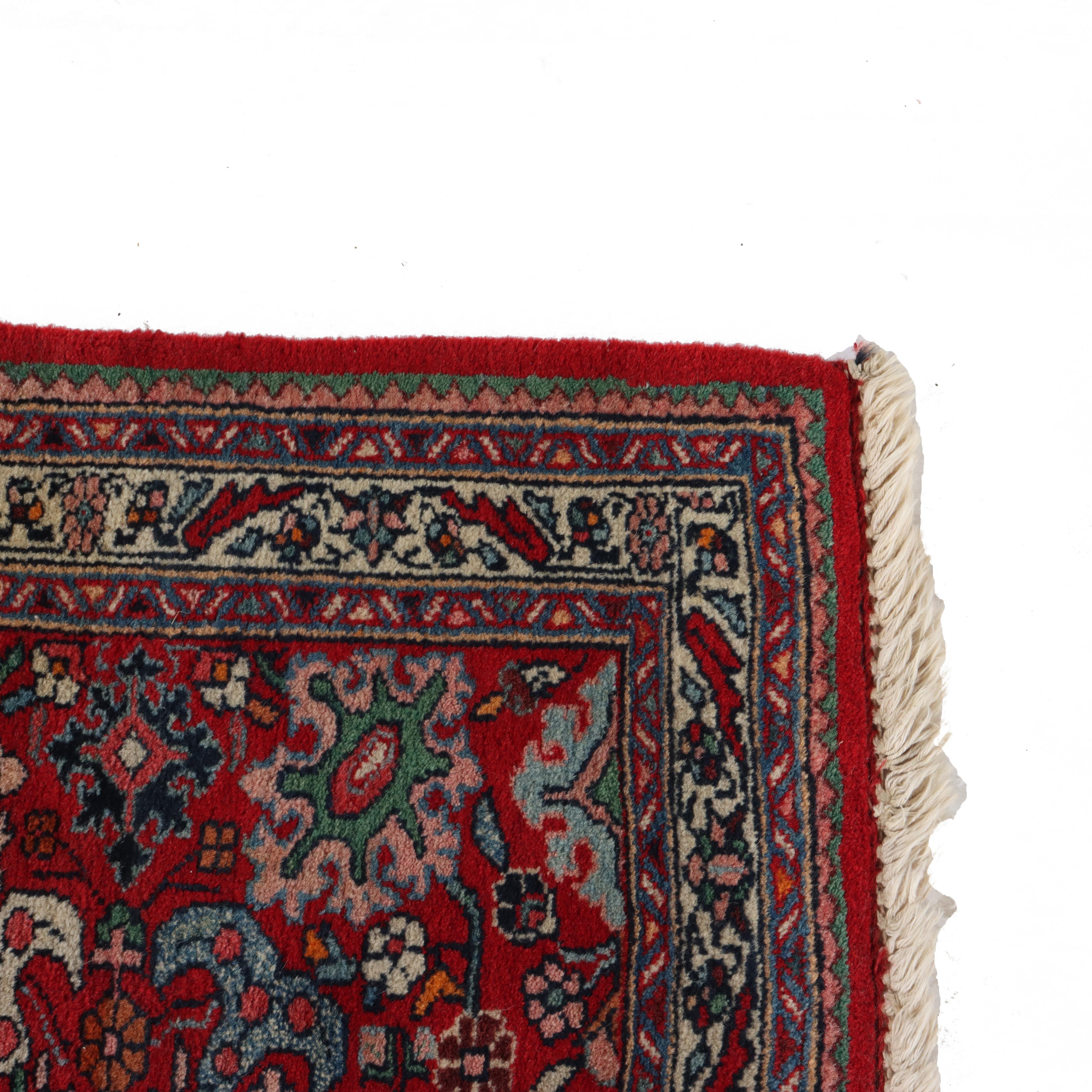 Antiker Sarouk Persischer Teppich C1930 im Angebot 1
