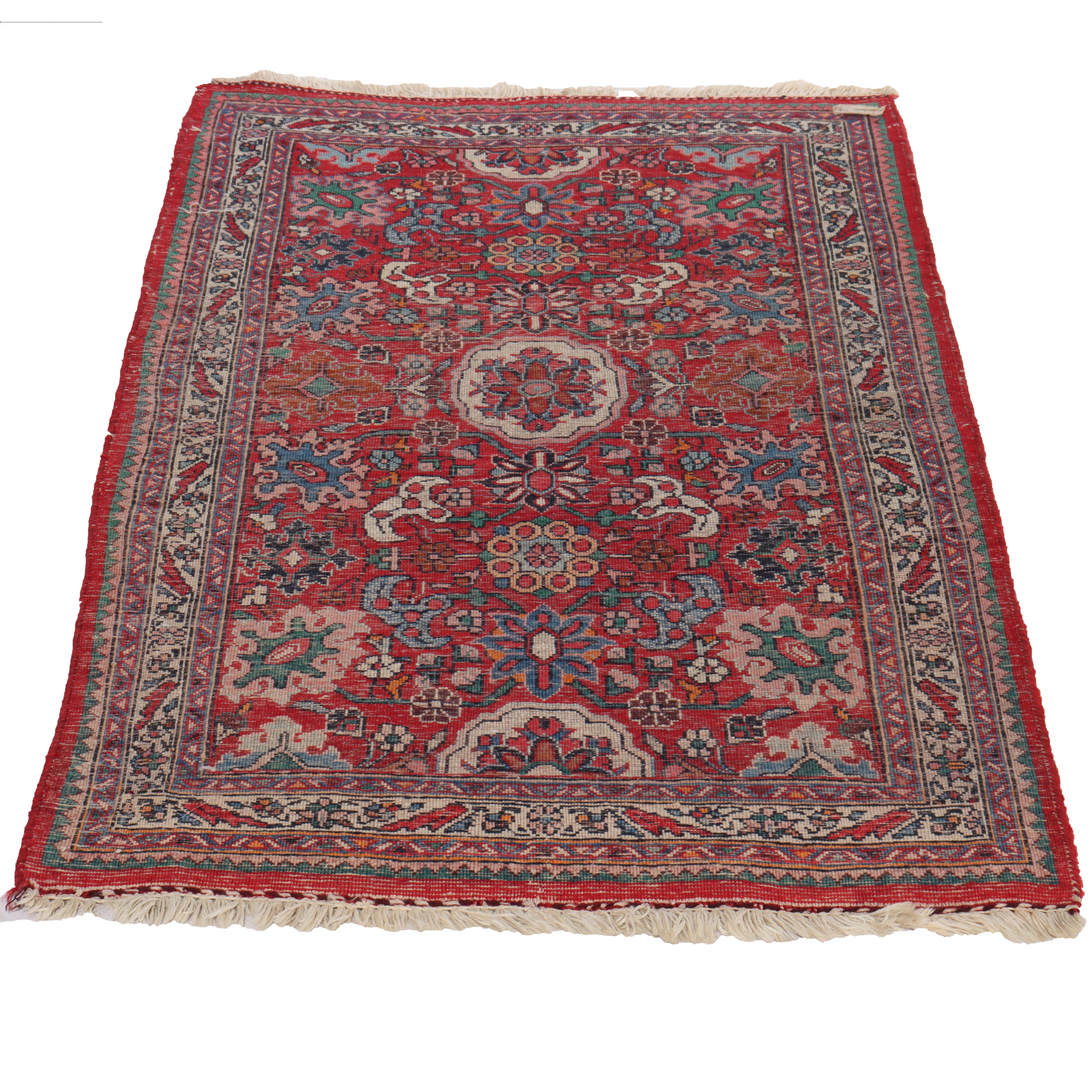 Antiker Sarouk Persischer Teppich C1930 im Angebot 2