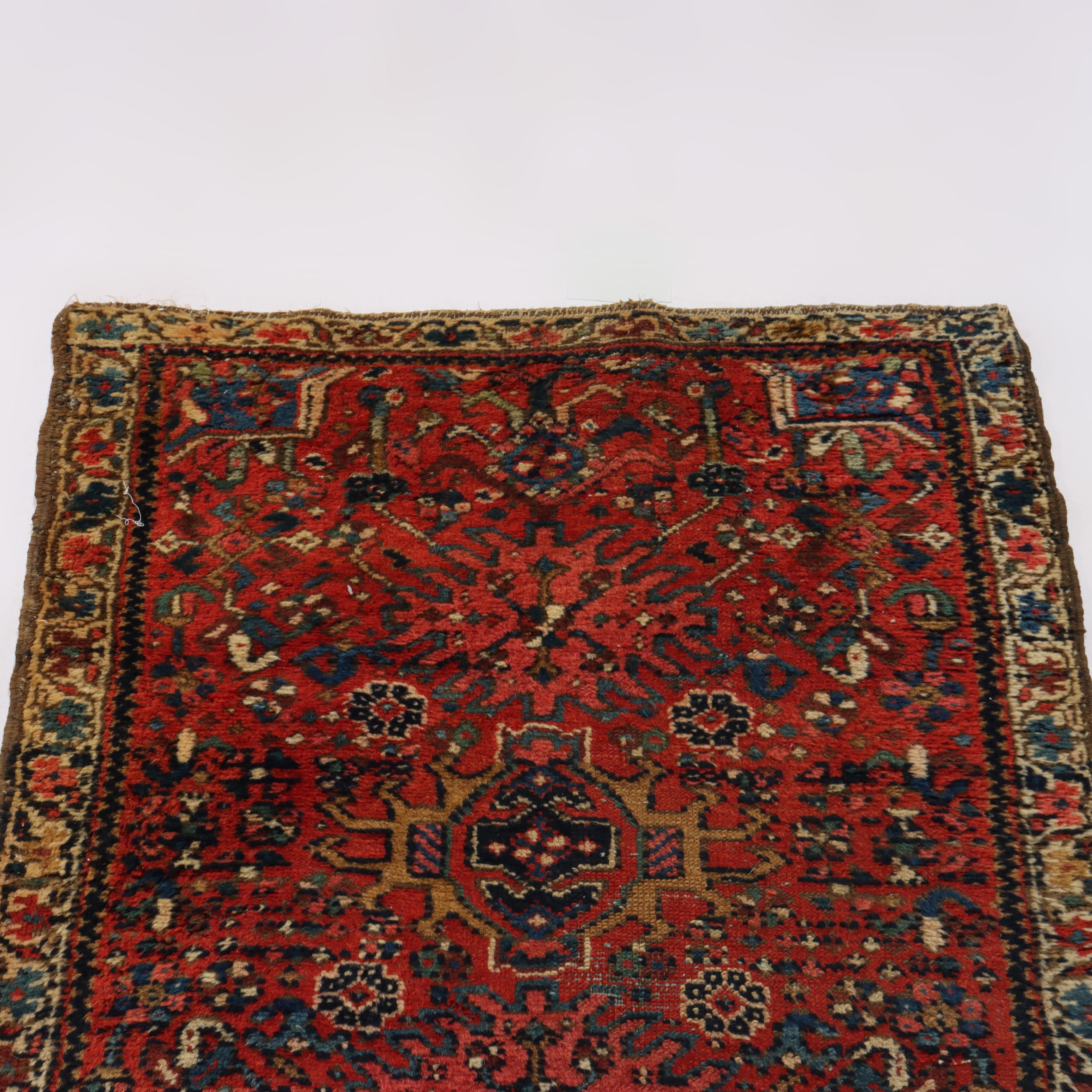 Antico tappeto orientale persiano Karaja Runner C1920 in vendita 1