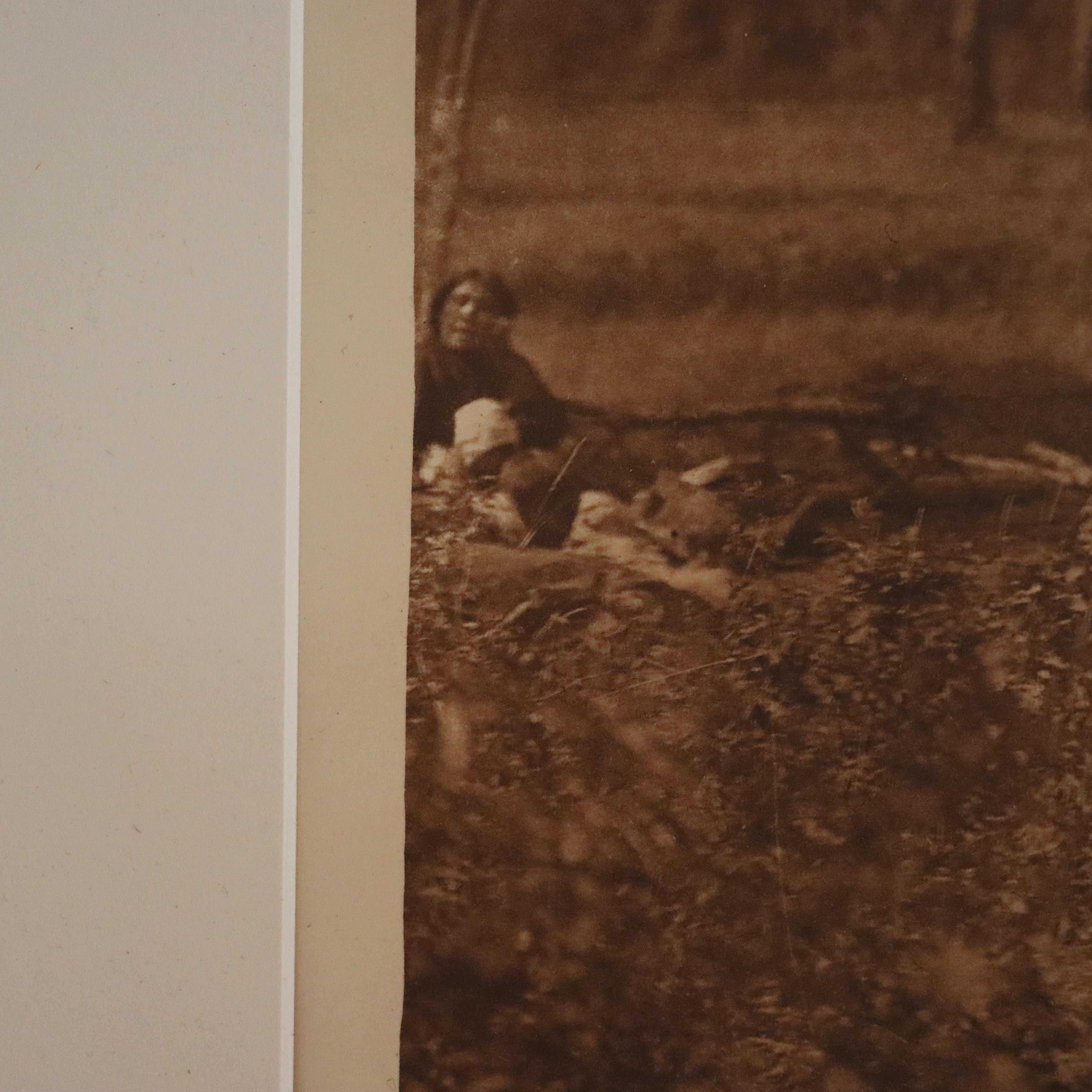 Edward S. Curtis Native American Print ‘Cree Camp At Lac Les Isles