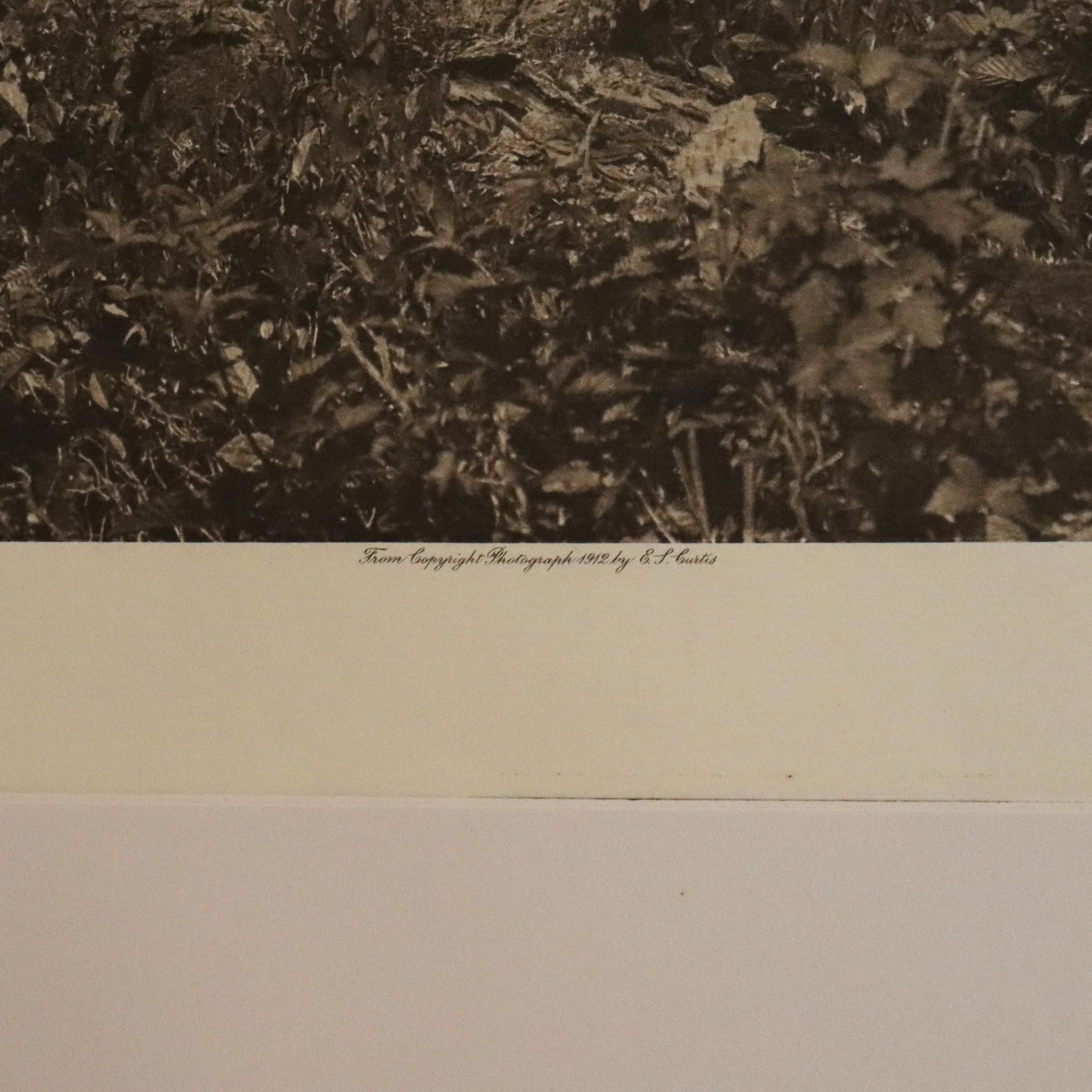 Edward S. Curtis Native American Print “A Primitive Quinalt