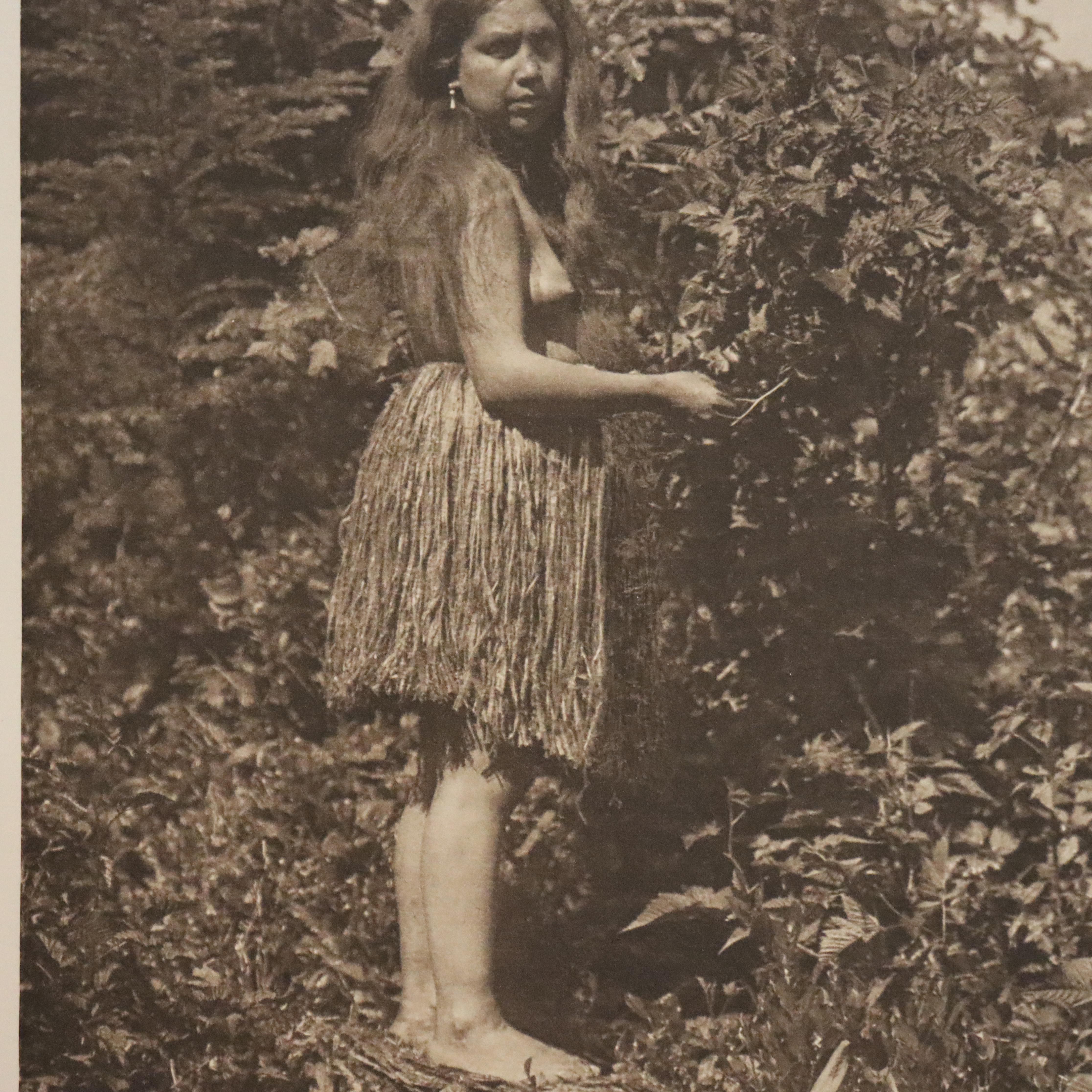 Edward S. Curtis Native American Print “A Primitive Quinalt