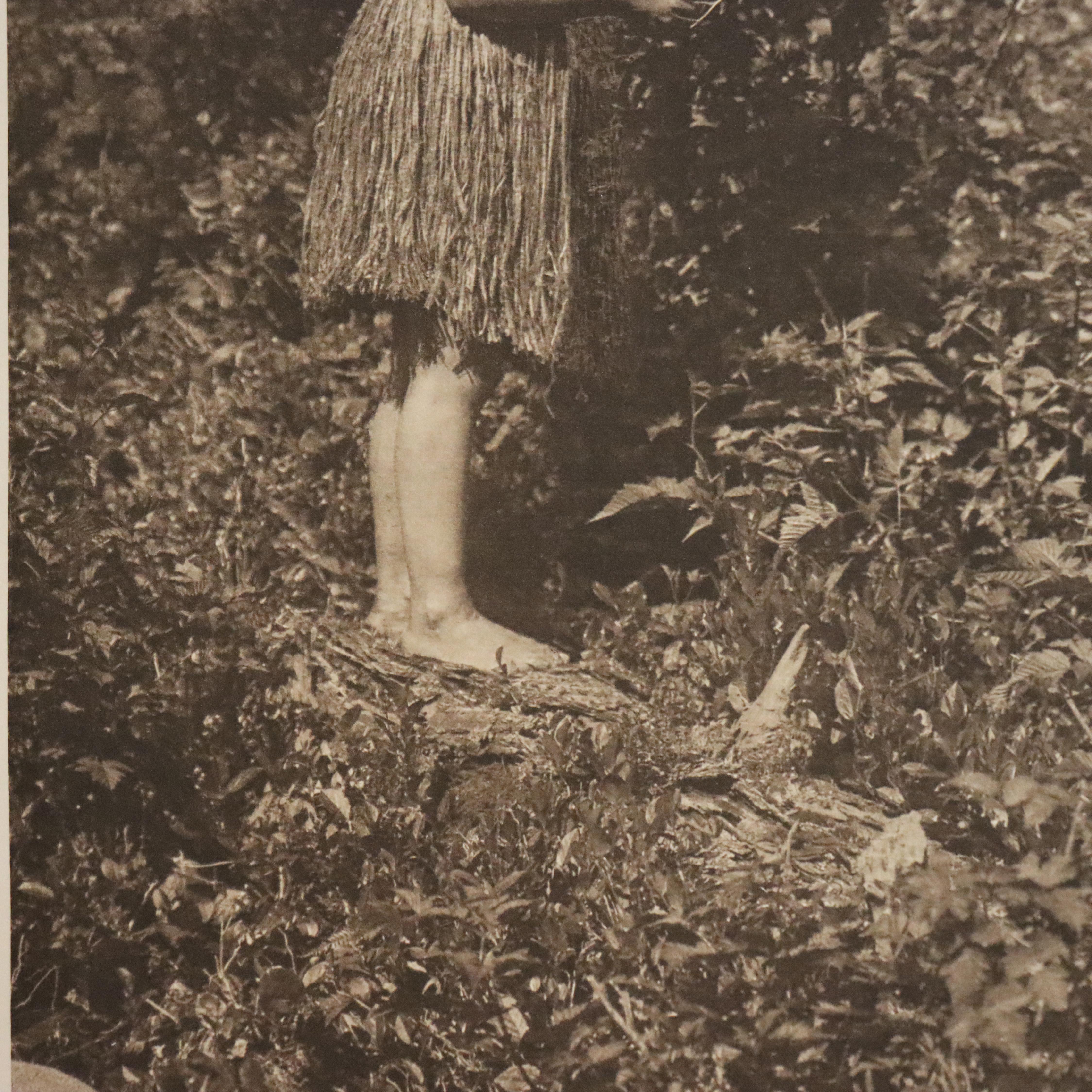 Paper Edward S. Curtis Native American Print “A Primitive Quinalt