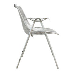 Vintage Russell Woodard (attr) Wire Patio Armchair C1960