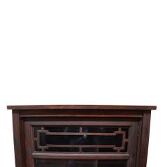 Antique Arts & Crafts Mission Mahogany Single Door Bookcase C1920