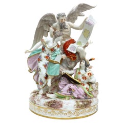 German Dresden Style Classical Porcelain Figural Group After Max Eugene Clauss