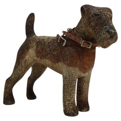 Kleistone Rubber Specialties – Caoutchouc moulé vulcanisé représentant un Scottish Terrier, vers 1910